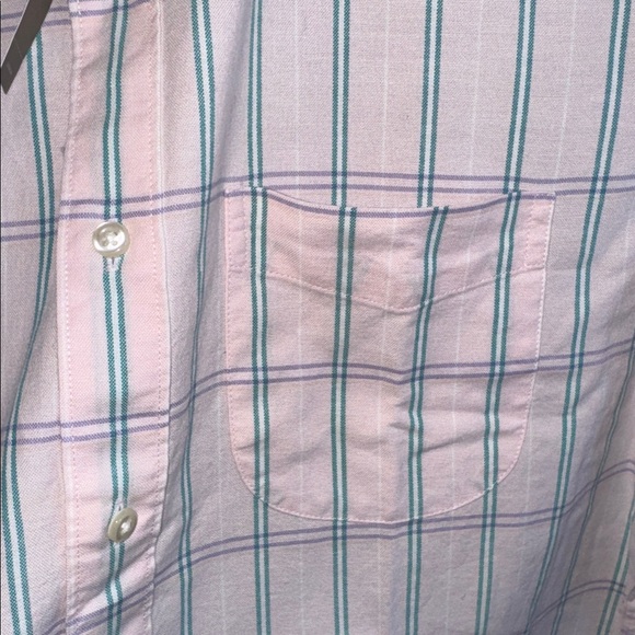 J. Crew Men’s Size Medium Pastel Light Pink Preppy Dress Shirt Long Button Up - Picture 5 of 6